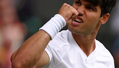 Carlos Alcaraz one win from joining Becker and Borg in Wimbledon history