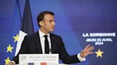 Macron outlines his vision for Europe to become an assertive global power as war in Ukraine rages on