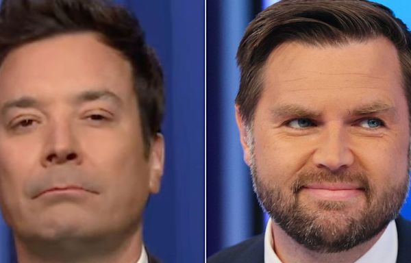 Jimmy Fallon Highlights The Moment JD Vance Broke The 'First Rule Of Fake News'