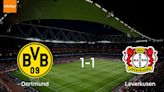 Reparto de puntos entre Borussia Dortmund y Bayer Leverkusen 1-1