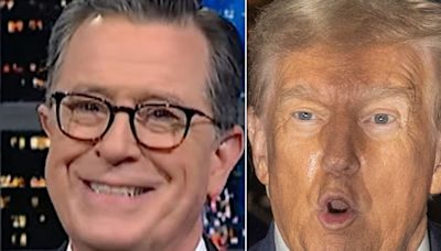 Seriously?!? Stephen Colbert Spots 'Unsettling' Poll Where Trump Has A Huge Lead