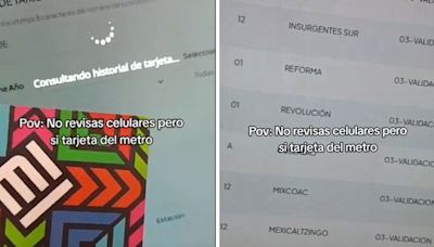 Mujer utiliza tarjeta del Metro para espiar a su pareja