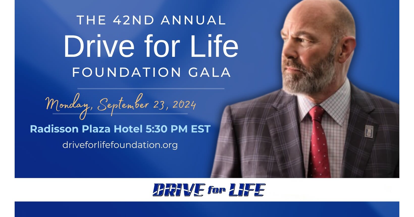 Two-Time World Series Champion Kirk Gibson Joins the 42nd Annual Drive for Life Foundation Gala September 23, 2024