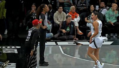 Kelsey Plum And Spike Lee Got Into It During Game 1 Of Aces-Liberty