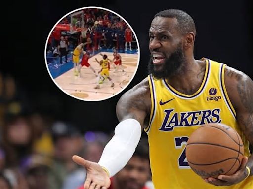 Video: La jugada a una mano de Davis que salvó a LeBron en la clasificación de Lakers a Playoffs