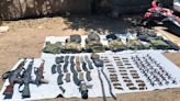 Guardia Nacional decomisa armas y equipo táctico tras persecución en Navolato