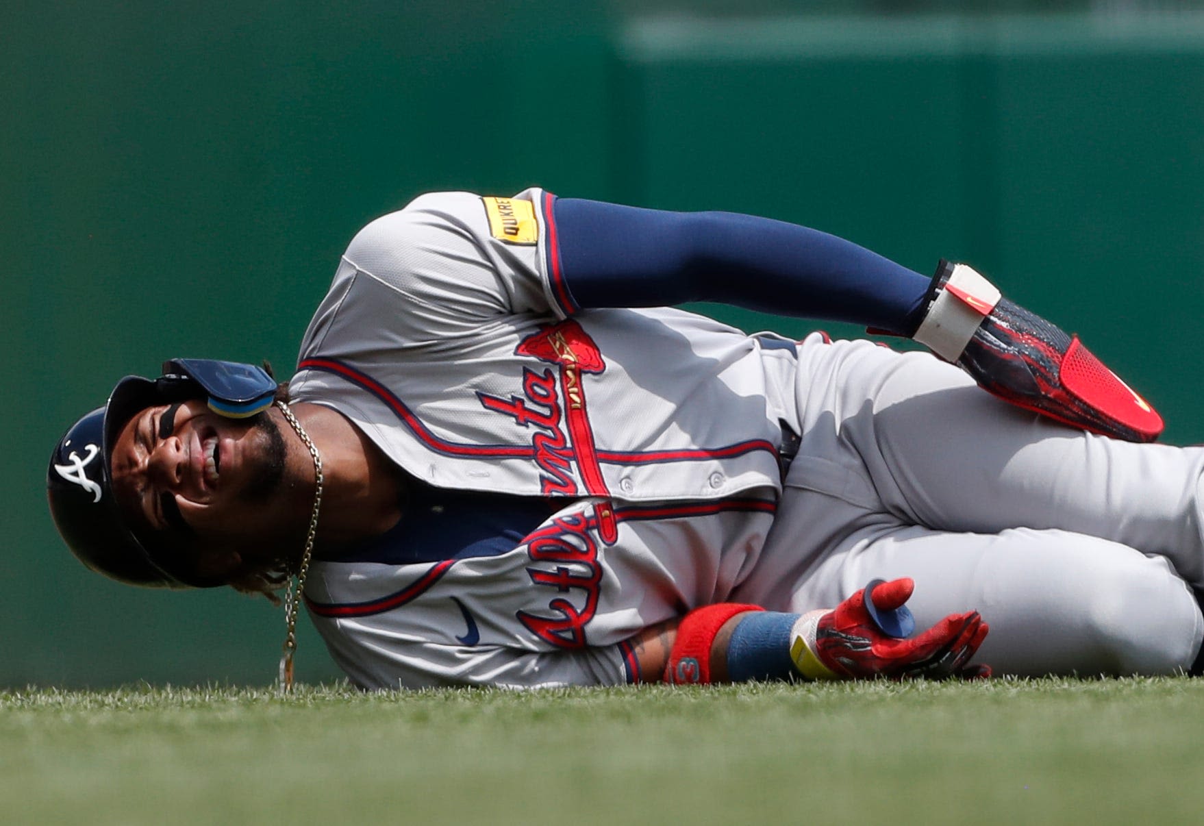 Reigning NL MVP Ronald Acuña Jr. says he'll go on injured list after left knee injury