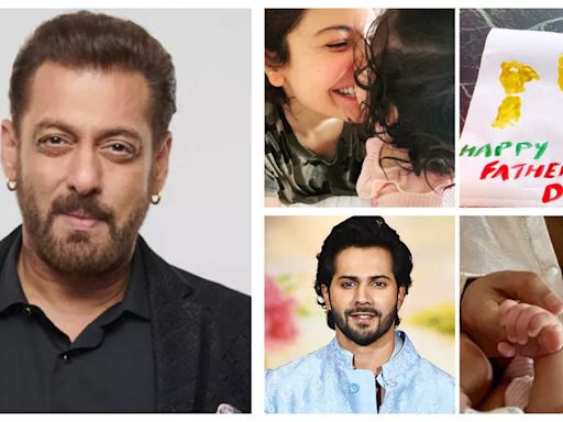 ...Cops arrest man for hinting plans to kill Salman Khan, Anushka Sharma shares daughter Vamika's footprint art work, Varun Dhawan shares first photo of his daughter: Top 5 entertainment news of the...