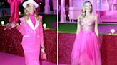 Margot Robbie looked like she stepped right out of a Barbie box in 2 hot-pink looks inspired by the 1985 Day-to-Night doll