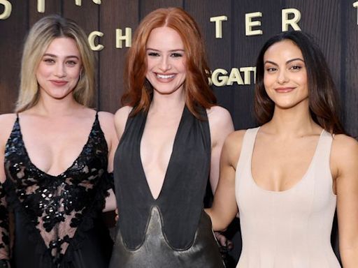 “Riverdale ”stars Madelaine Petsch, Lili Reinhart, and Camila Mendes reunite at “The Strangers: Chapter 1” premiere