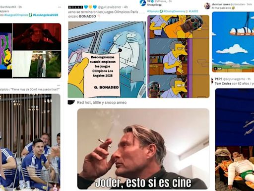 Los memes y reacciones de la ceremonia de clausura de los Juegos Olímpicos: Tom Cruise y Snoop Dogg, los protagonistas