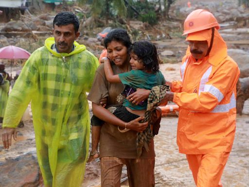 Forty-five killed, dozens trapped in India landslides