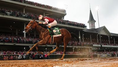 Thorpedo Anna wins the 150th running of the Kentucky Oaks