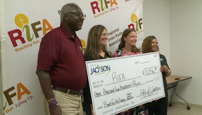 Jackson Parks and Recreation presents check to local non-profit - WBBJ TV