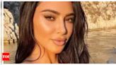 Kim Kardashian spends sunny holiday in Greece | Hindi Movie News - Times of India