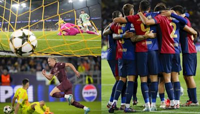 Champions League round-up: Dortmund scores 7 while Barcelona, Manchester City and Arsenal all win