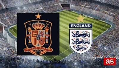 España vs Inglaterra: estadísticas previas y datos en directo | Eurocopa 2024