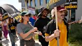 Comedians energize the picket lines as Hollywood actors and writers strikes enter second week