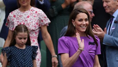 La princesa Kate Middleton apareció en Wimbledon para la final masculina