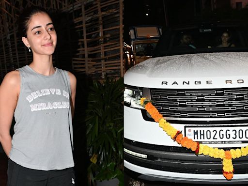 Bollywood actress Ananya Panday becomes owner of brand new Range Rover worth over Rs 3 crore, see pics
