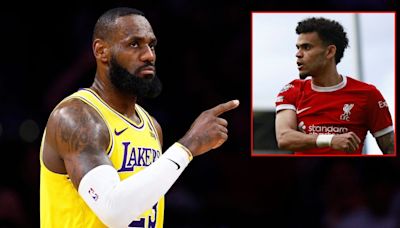 LeBron James y su millonario negocio con el Liverpool de Luis Díaz