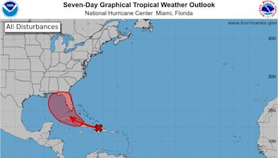 National Hurricane Center ups tropical development chances to 70% with shift into Gulf