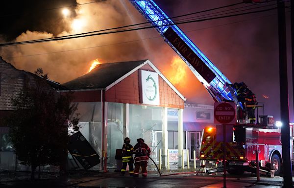 Fire at strip mall in Fair Lawn heavily damages businesses