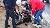 Giro d’Italia: Dog causes world champion Remco Evenepoel to fall in crash-filled stage