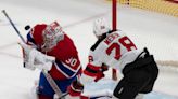 Tyler Toffoli's hat trick powers Devils to a 5-2 victory over the Canadiens