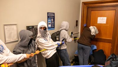 Columbia Gaza protestors take over campus building after school started suspending students: Live updates