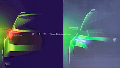 Upcoming Skoda Small SUV Teased Again - Sub 4m Nexon, Brezza Rival