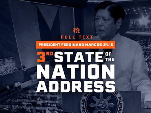 FULL TEXT: President Marcos’ State of the Nation Address 2024