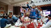 Spiritual celebration and cricket opening ceremony at BAPS Shri Swaminarayan Temple in Irving