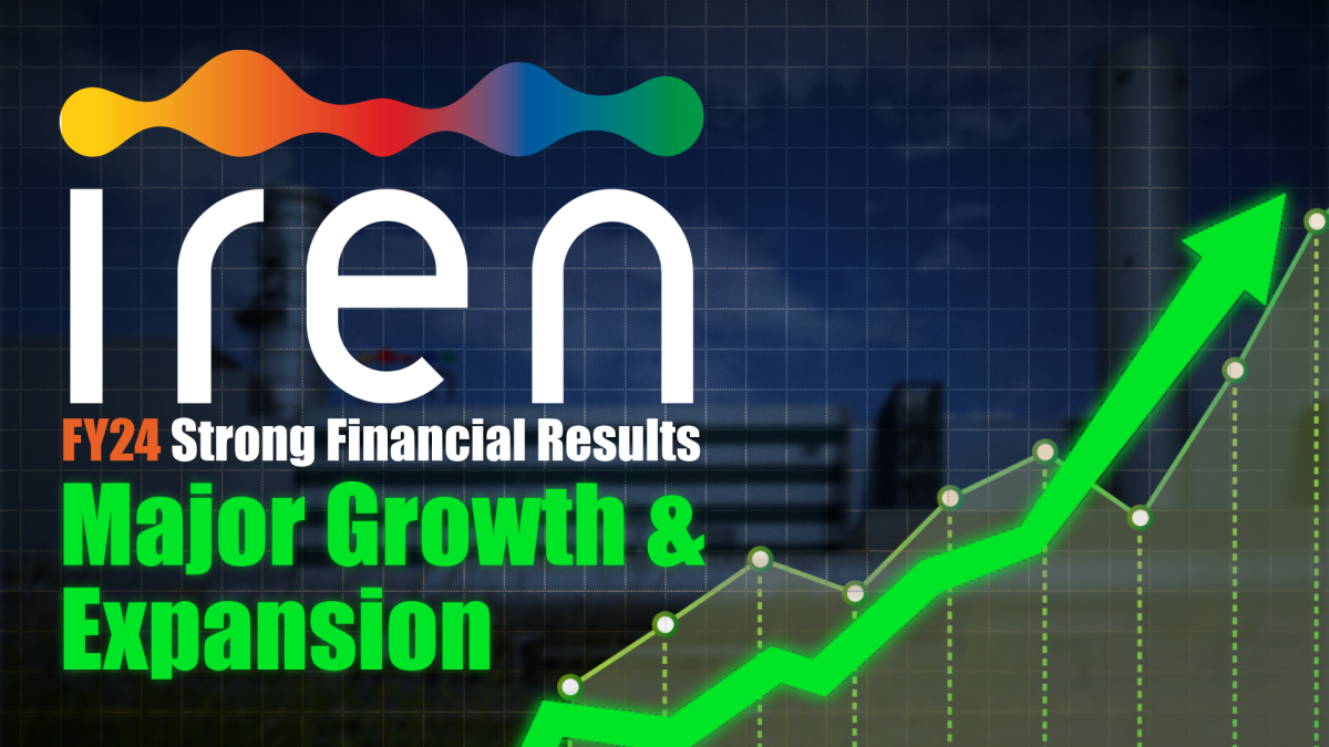 IREN Reports Strong FY24 Financial Results with Major Growth and Expansion