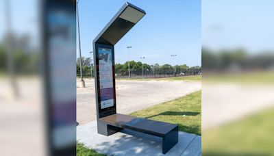 Solar benches installed around Wichita to expand internet access