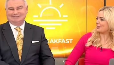 Watch moment Eamonn Holmes asks co-star about size of her BOOBS live on TV