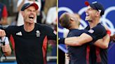 New footage shows Andy Murray and Evans' wild celebrations after comeback win