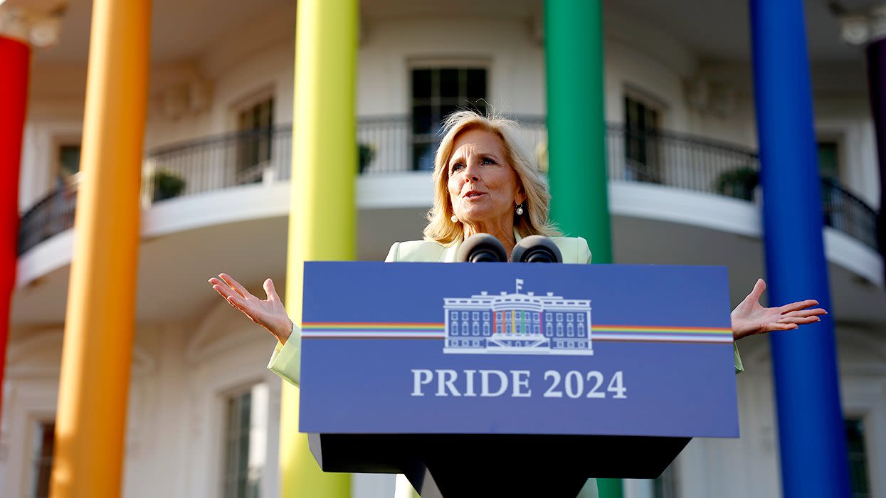 Jill and Ashley Biden welcome hundreds to rainbow-themed White House Pride Month party