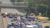 Heavy traffic delays on Interstate 80 at Sacramento-Placer county line after crash
