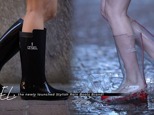 時尚女生雨季必備！新登場高級時尚雨靴品牌IZSEL：意大利人手製造，集奢華和功能性於一身！