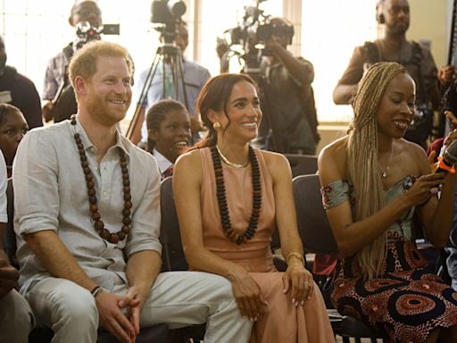 Meghan Markle gushes over Prince Harry during Nigeria visit: ‘You see why I’m married to him?’