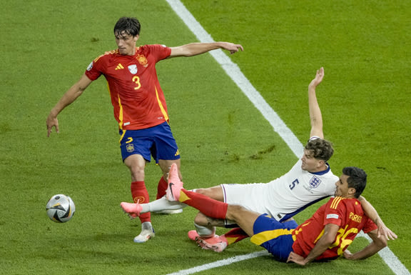 Spain wins record 4th Euro Championship in men’s soccer with 2-1 win over England in Berlin
