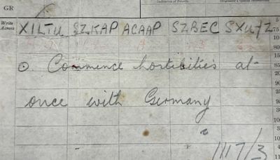 Telegrams telling British fleet to fight Germany in 1939 up for auction