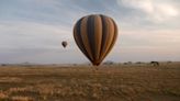 Two people rescued after hot air balloon strikes powerlines