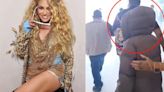 Paulina Rubio es captada con chamarra invernal en Sonora, pese a que hay 39°