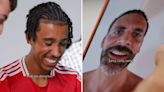 Watch Rio Ferdinand's surprise message to Man Utd new boy Leny Yoro