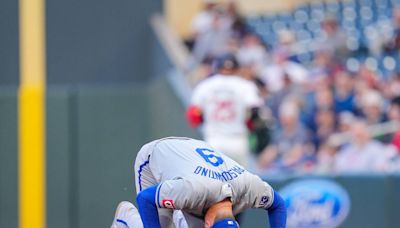 KC Royals first baseman Vinnie Pasquantino exits Tuesday’s game with left leg injury