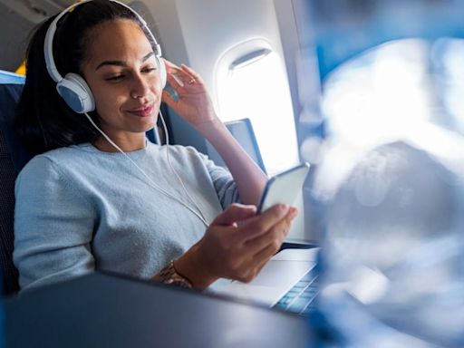 Woman reveals plane headphone hack that 'helps so much' during long flights