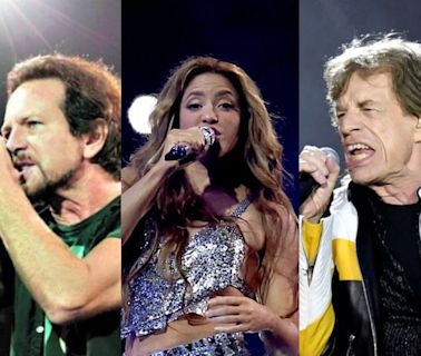 The Rolling Stones, Pearl Jam, Shakira: los nombres que podrían venir a Chile en 2025 - La Tercera