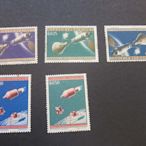 【雲品14】巴拉圭Paraguay 1964 Sc 806-10 space MNG 庫號#BP05 65354